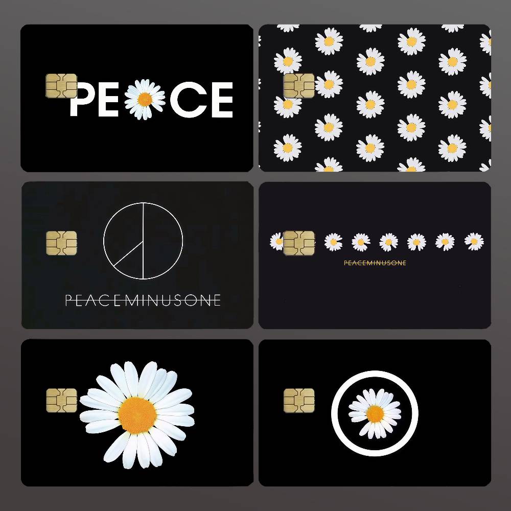 Peat Pellet Tray - ファッションアート P-PeaceminusoneS クールクレジットスキンカバーカードステッカー 4 個フィルムバスパスフロントデコレーション銀行デビット防水