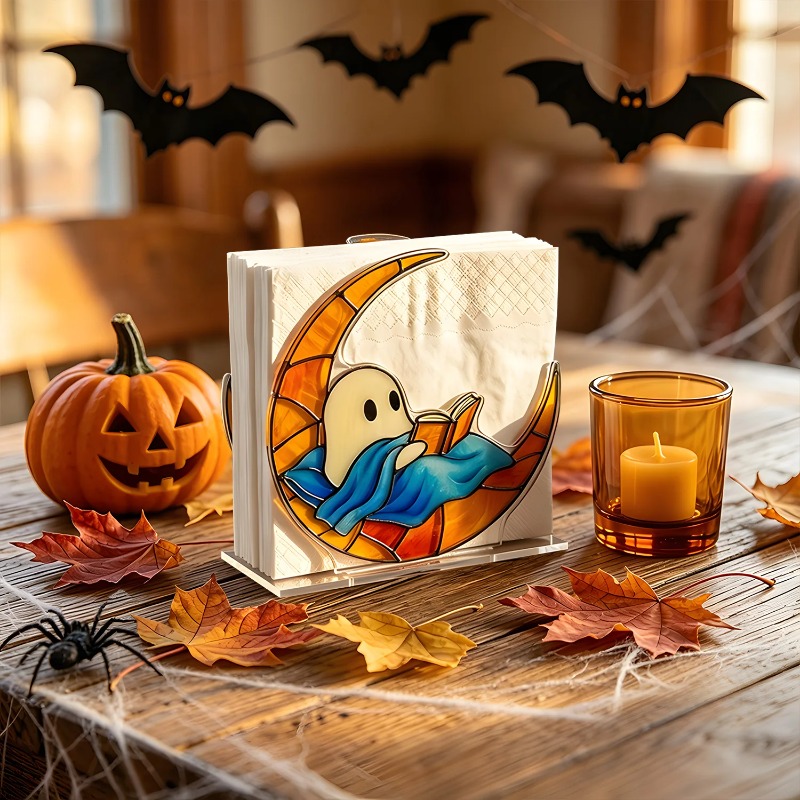 ヴィンテージ ハロウィン 猫 パンプキン ゴースト アクリル - Agar Tissue Culture のレビューと価格