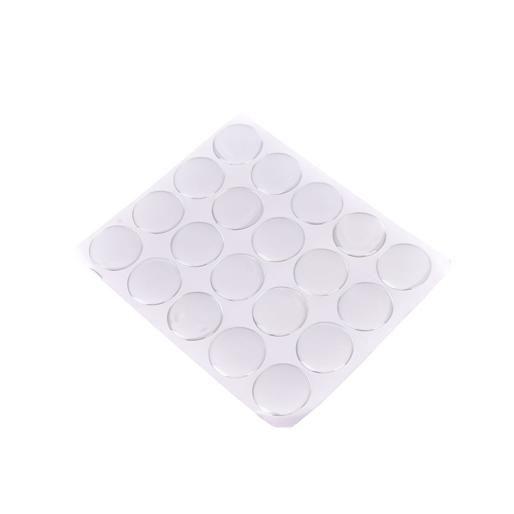 3dラウンドドームステッカー,100個/シート,3dクリスタ - Plastic Dome Clear のレビューと価格