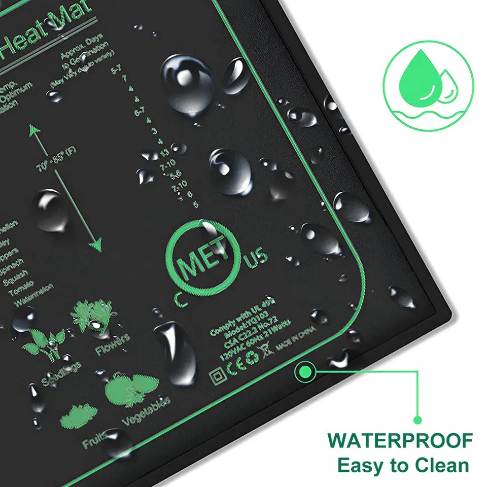 10/25/50CM苗用ヒートマット 室内植物用ヒートマット - Rooting Gel Clone のレビューと価格