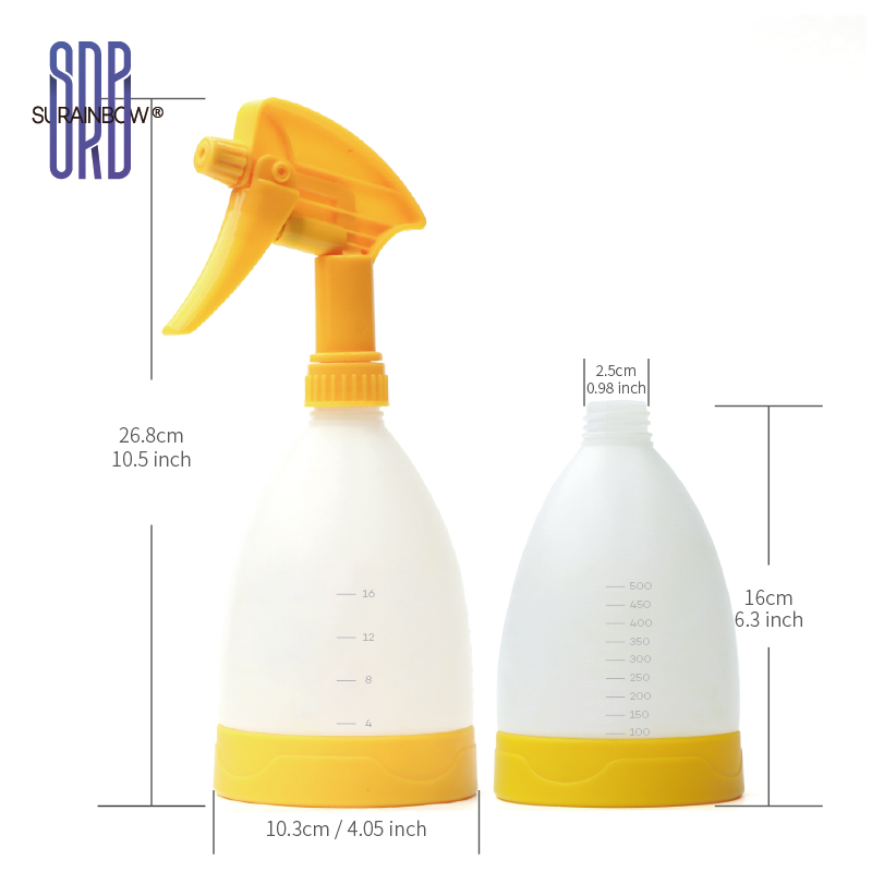漏れ防止プラスチックスプレーボトル、空の、トリガーハンドル、 - Misting Bottle Fine のレビューと価格